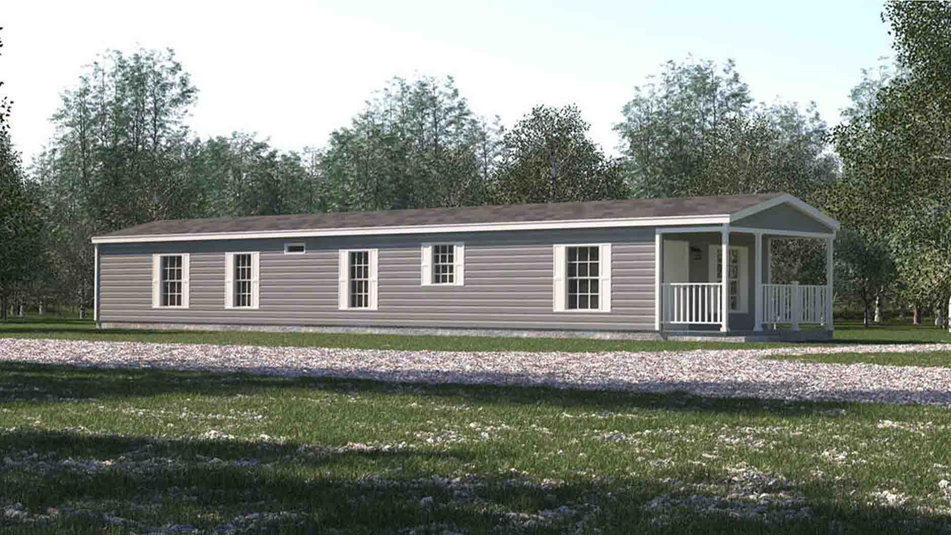 Fleetwood Homes Berkshire 16763P Single Wide Rendering